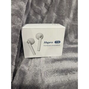 HSPRO T16 Bluetooth Earbuds Touch Control in-Ear True Wireless New In Sealed Box